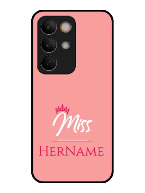 Custom Realme C85 5G Custom Glass Phone Case - Mrs With Name Design