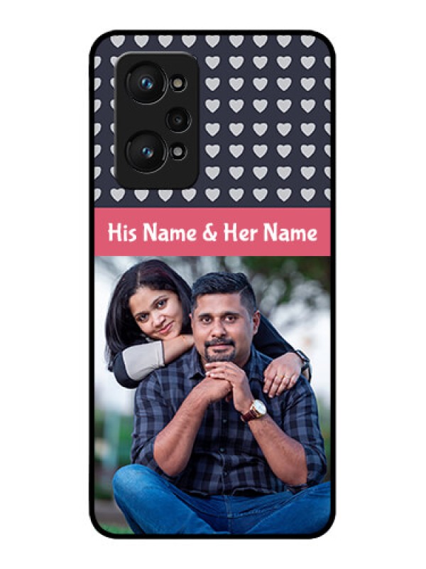 Custom Realme GT 2 Custom Glass Mobile Case - Love Symbols Design