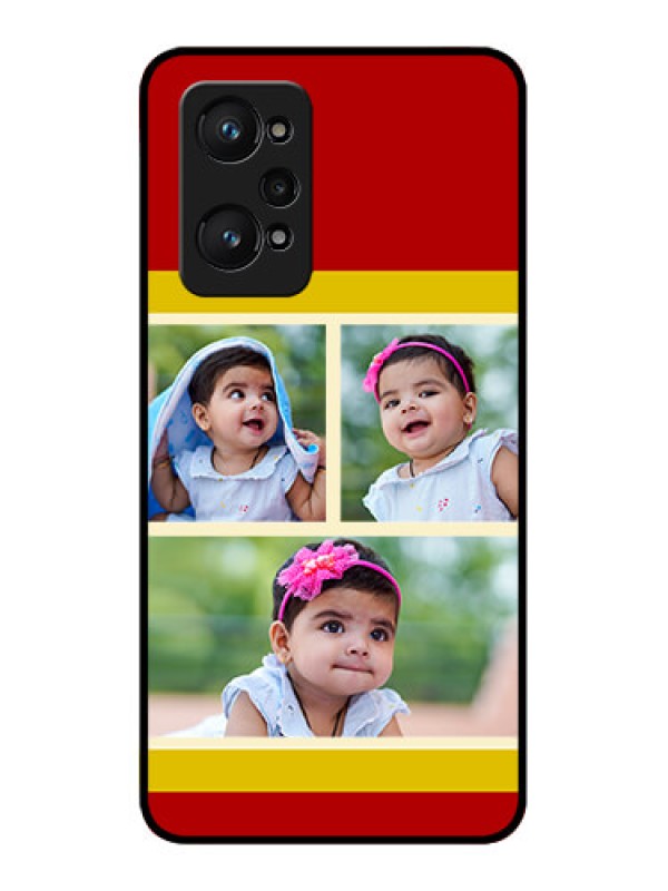 Custom Realme GT 2 Custom Glass Mobile Case - Multiple Pic Upload Design