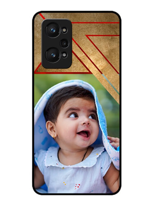 Custom Realme GT 2 Personalized Glass Phone Case - Gradient Abstract Texture Design