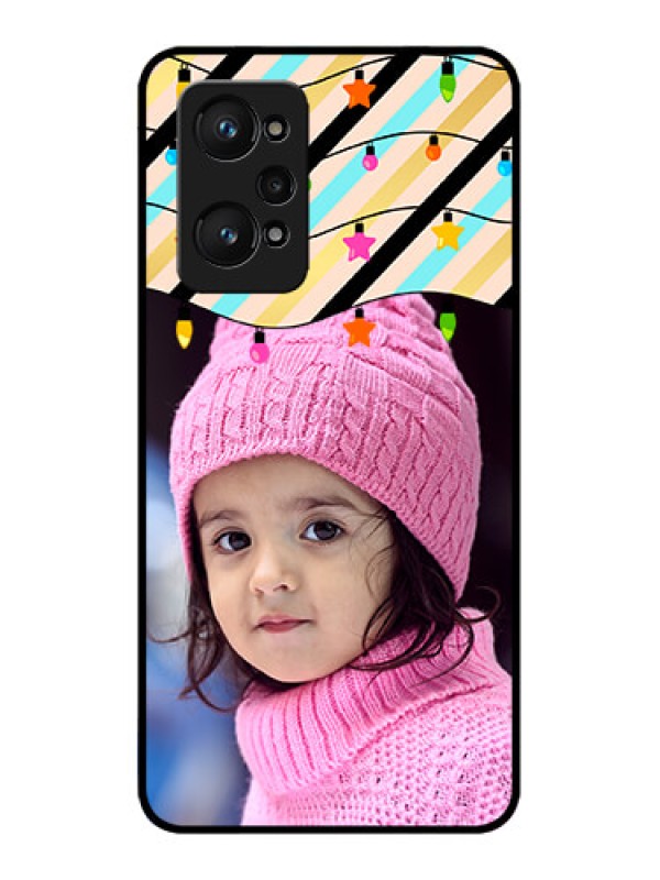 Custom Realme GT 2 Custom Glass Mobile Case - Lights Hanging Design