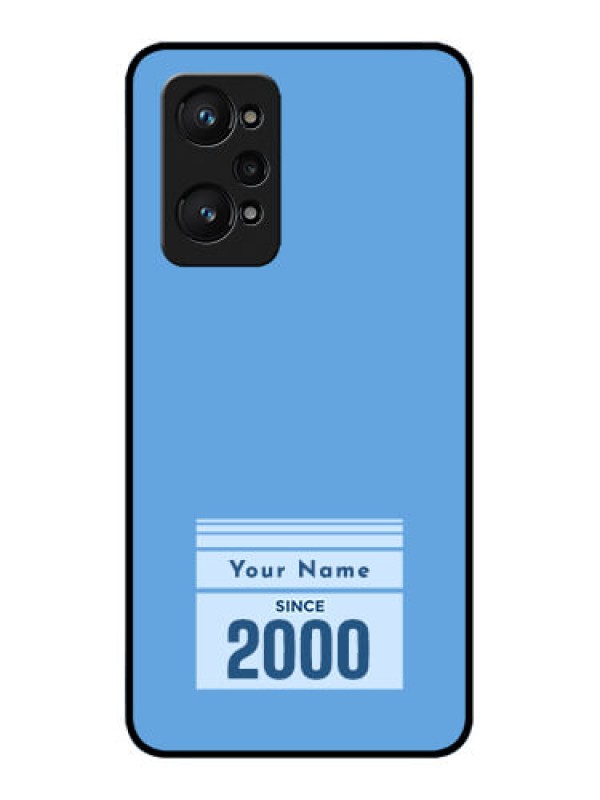 Custom Realme GT 2 Custom Glass Mobile Case - Custom Year of birth Design