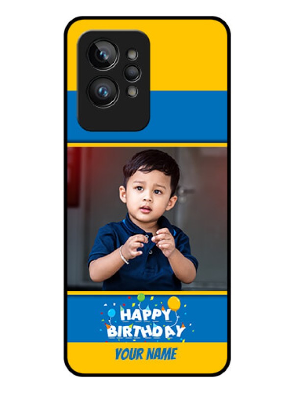 Custom Realme GT 2 Pro Custom Glass Mobile Case - Birthday Wishes Design