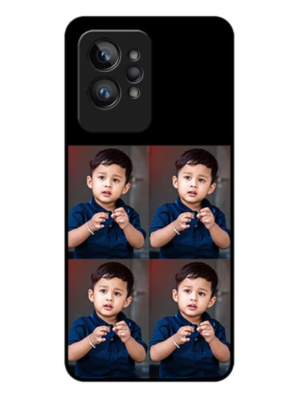 Custom Realme GT 2 Pro 4 Image Holder on Glass Mobile Cover