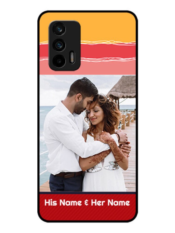 Custom Realme GT 5G Custom Glass Mobile Case - Colorful Case Design