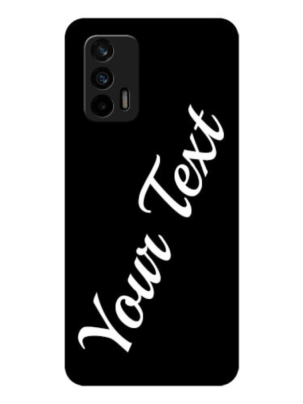 Custom Realme GT 5G Custom Glass Mobile Cover with Your Name