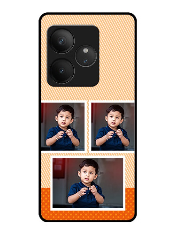 Custom Realme GT 6 Custom Glass Phone CaseBulk Photos Upload Design