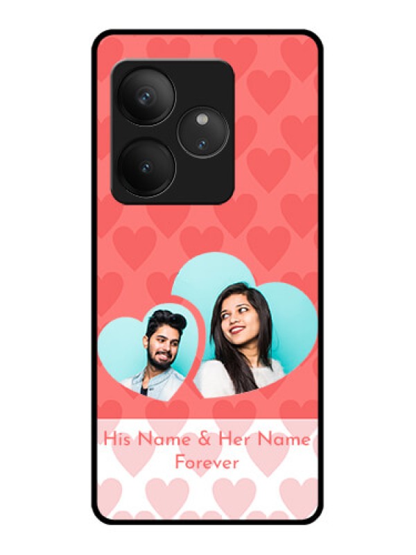Custom Realme GT 6T 5G Custom Glass Phone CaseCouple Pic Upload Design