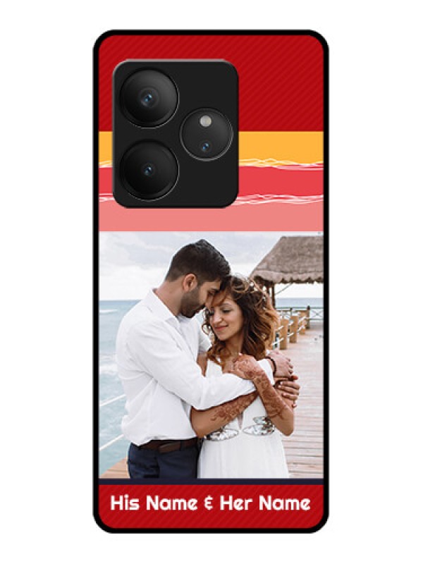 Custom Realme GT 6T 5G Custom Glass Phone CaseColorful Case Design