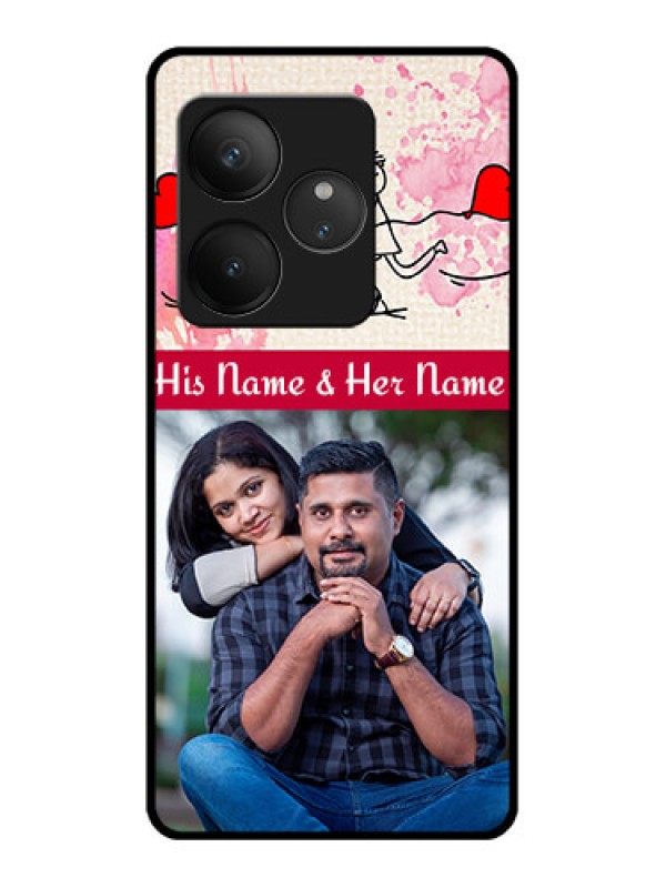 Custom Realme GT 6T 5G Custom Glass Phone CaseYou And Me Case Design