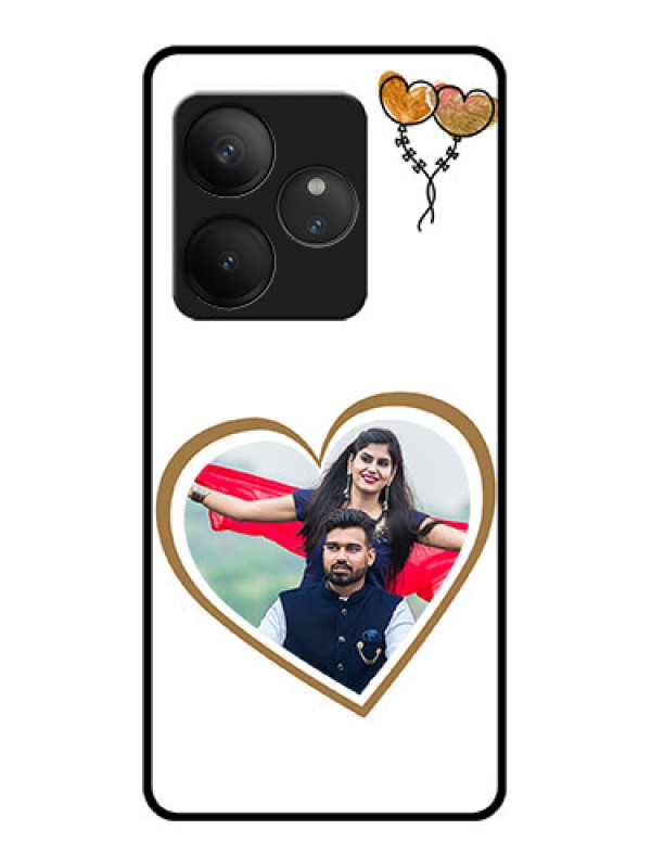 Custom Realme GT 6T 5G Custom Glass Phone CaseYou and Me Design