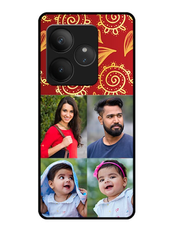 Custom Realme GT 6T 5G Custom Glass Phone Case4 Image Traditional Design