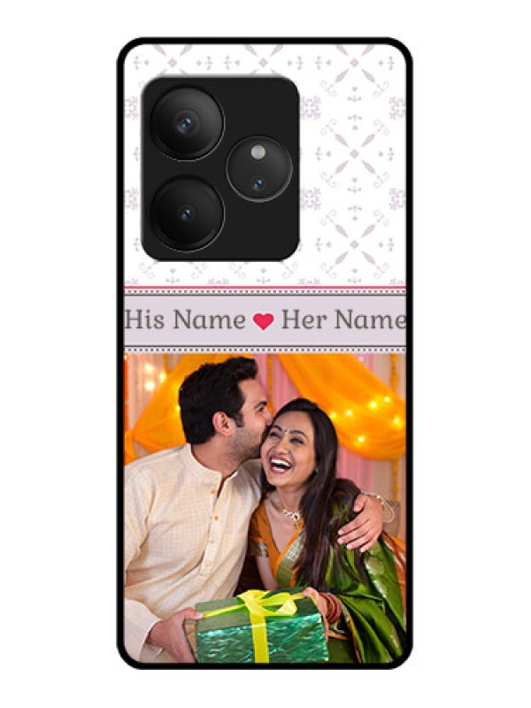 Custom Realme GT 6T 5G Custom Glass Phone CaseWith Photo And Ethnic Design