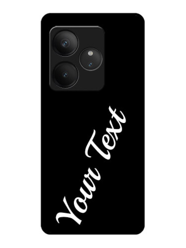 Custom Realme GT 6T 5G Custom Glass Phone CaseWith Your Name Design