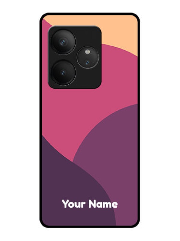 Custom Realme GT 6T 5G Custom Glass Phone CaseMixed Multi - Colour Abstract Art Design