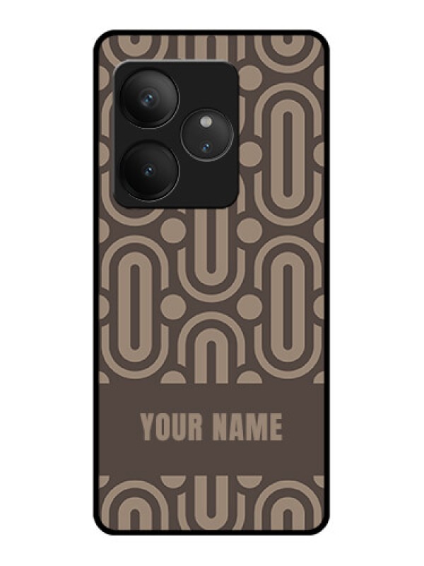 Custom Realme GT 6T 5G Custom Glass Phone CaseCaptivating Zero Pattern Design
