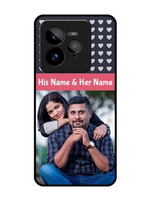 Custom Realme GT 7 Pro Custom Glass Phone Case - Love Symbols Design