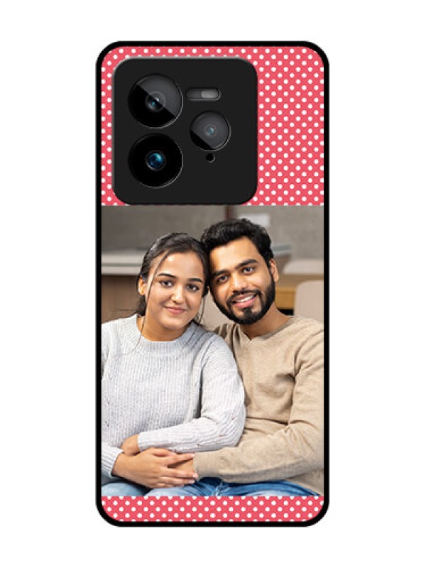 Custom Realme GT 7 Pro Custom Glass Phone Case - White Dotted Design