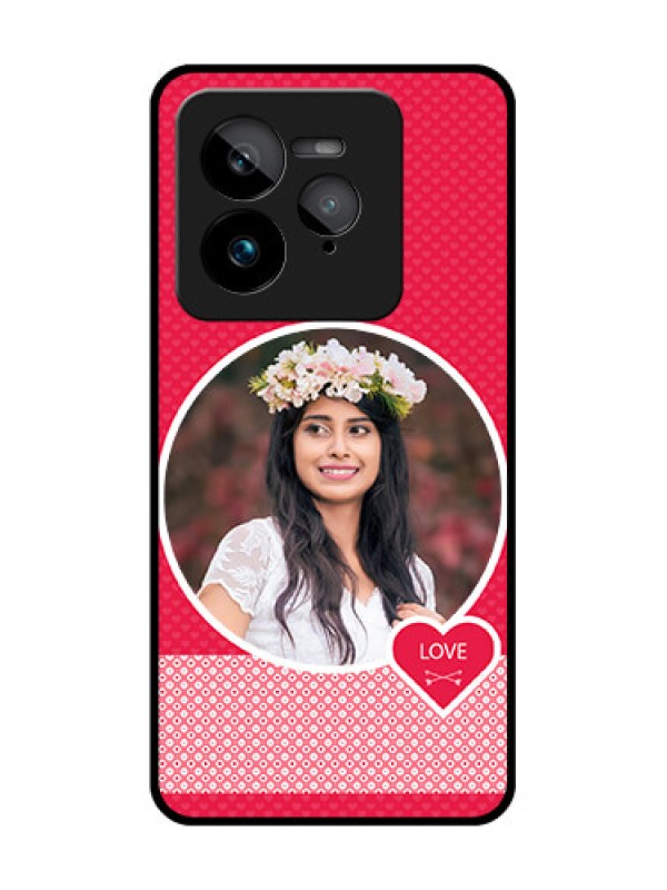Custom Realme GT 7 Pro Custom Glass Phone Case - Pink Color Pattern Design