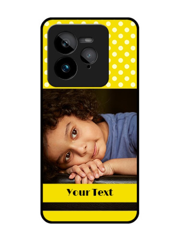 Custom Realme GT 7 Pro Custom Glass Phone Case - Bright Yellow Case Design