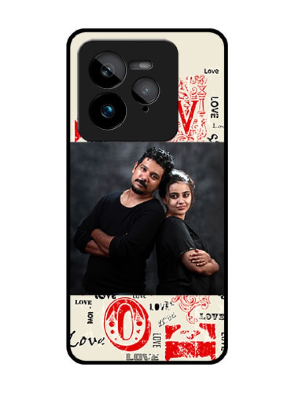 Custom Realme GT 7 Pro Custom Glass Phone Case - Trendy Love Design Case