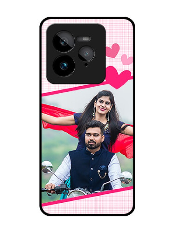 Custom Realme GT 7 Pro Custom Glass Phone Case - Love Shape Heart Design