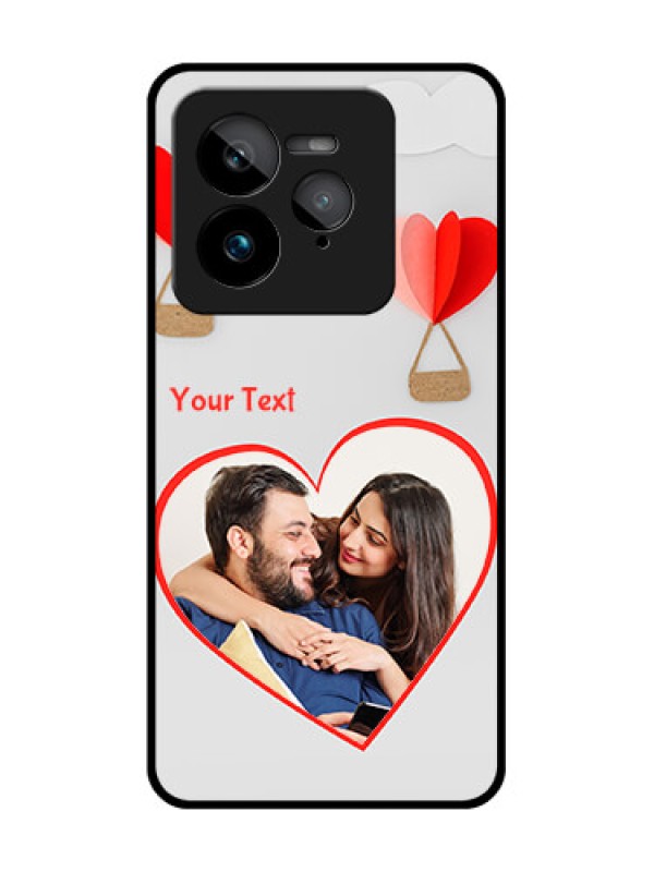 Custom Realme GT 7 Pro Custom Glass Phone Case - Parachute Love Design
