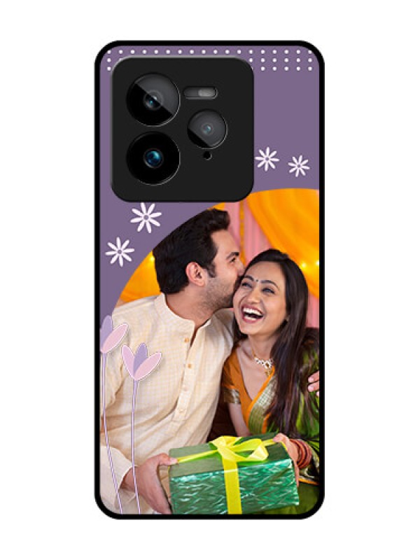 Custom Realme GT 7 Pro Custom Glass Phone Case - Lavender Flowers Design