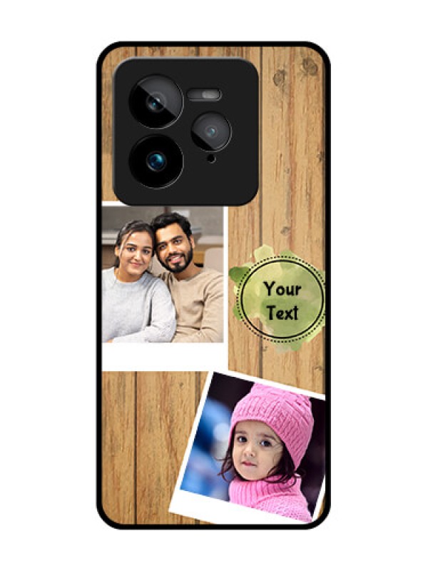 Custom Realme GT 7 Pro Custom Glass Phone Case - Wooden Texture Design