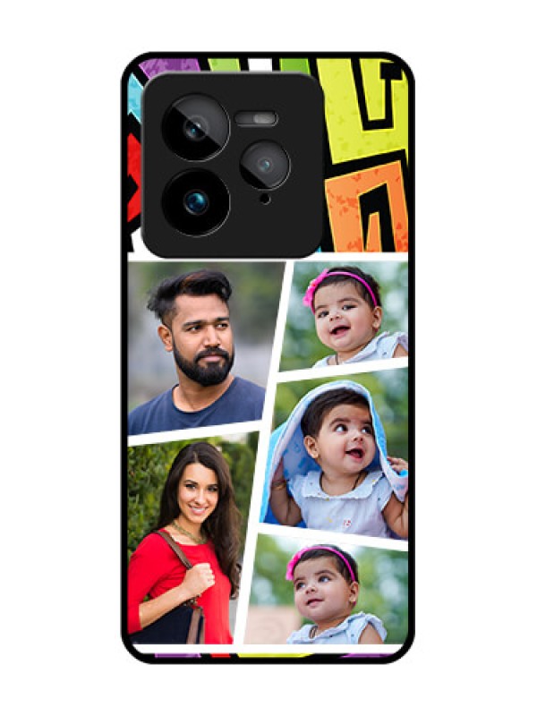Custom Realme GT 7 Pro Custom Glass Phone Case - Graffiti Pattern Design