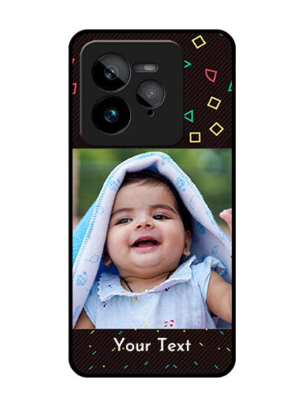 Custom Realme GT 7 Pro Custom Glass Phone Case - With Confetti Birthday Design