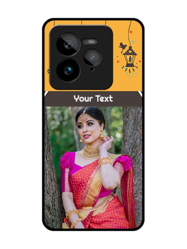 Custom Realme GT 7 Pro Custom Glass Phone Case - With Family Picture And Icons