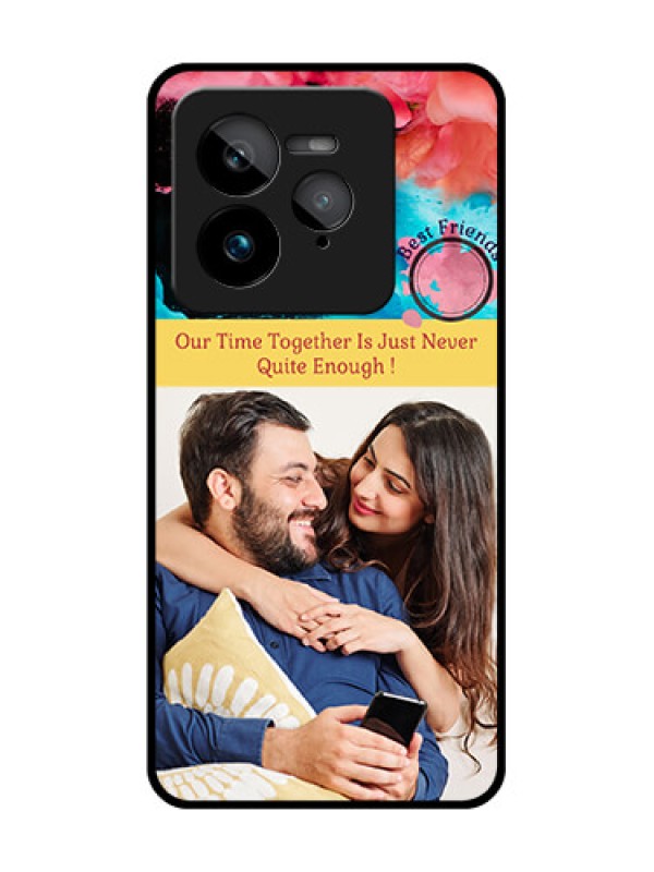 Custom Realme GT 7 Pro Custom Glass Phone Case - Quote With Acrylic Painting Design