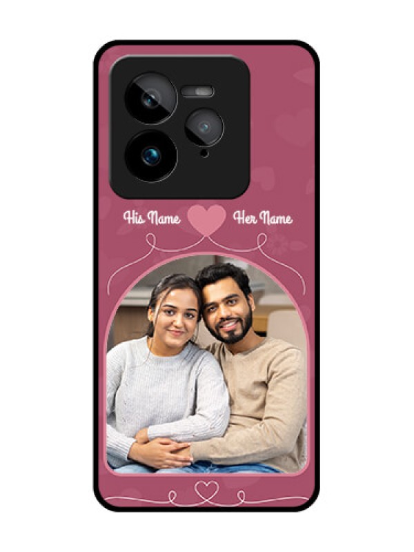 Custom Realme GT 7 Pro Custom Glass Phone Case - Love Floral Design