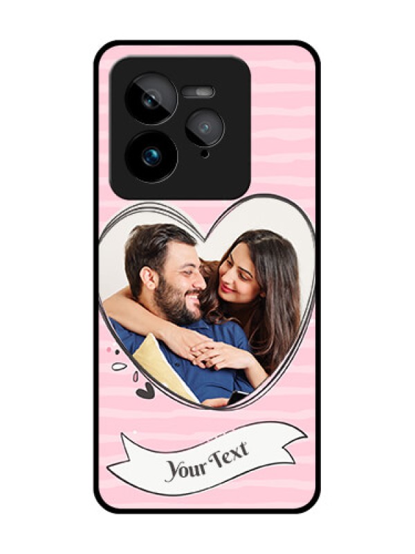 Custom Realme GT 7 Pro Custom Glass Phone Case - Vintage Heart Design