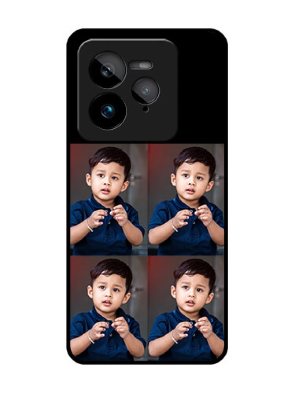 Custom Realme GT 7 Pro Custom Glass Phone Case - 4 Image Holder Design