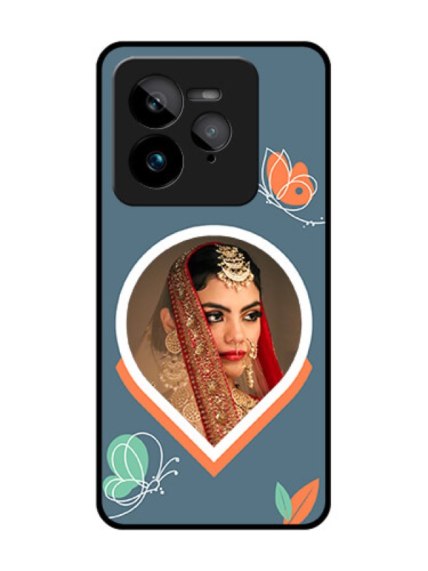Custom Realme GT 7 Pro Custom Glass Phone Case - Droplet Butterflies Design