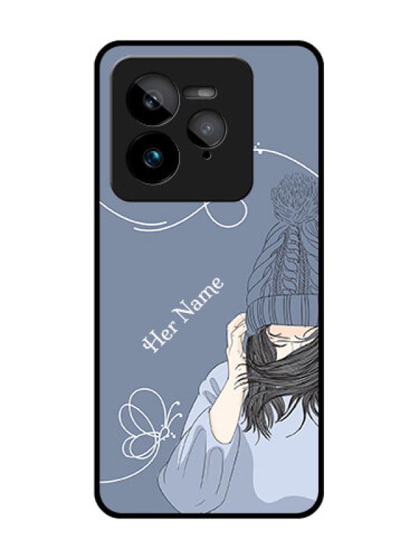 Custom Realme GT 7 Pro Custom Glass Phone Case - Girl In Winter Outfit Design