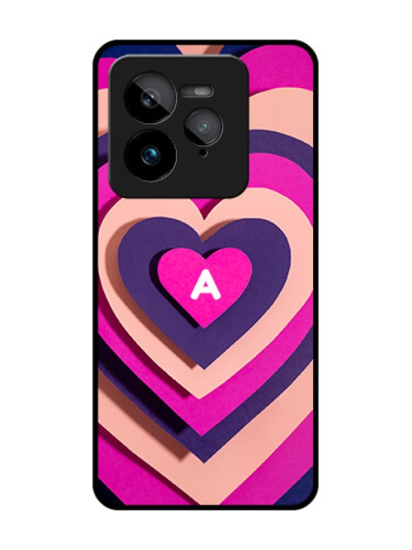 Custom Realme GT 7 Pro Custom Glass Phone Case - Cute Heart Pattern Design