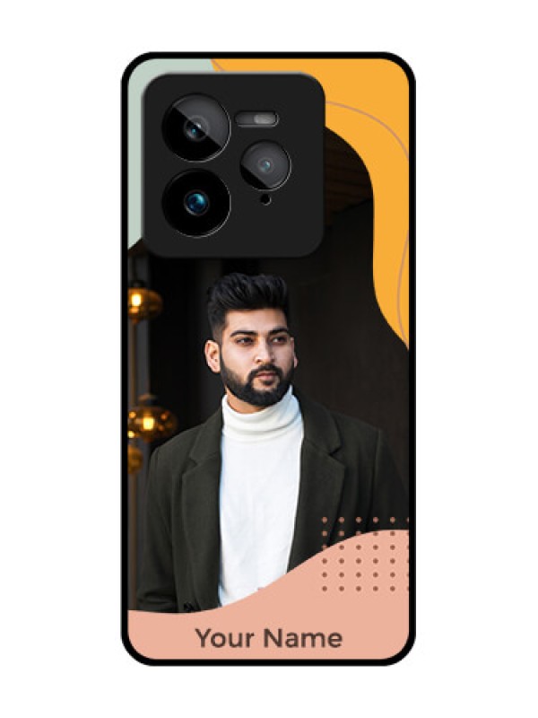 Custom Realme GT 7 Pro Custom Glass Phone Case - Tri - Coloured Overlay Design