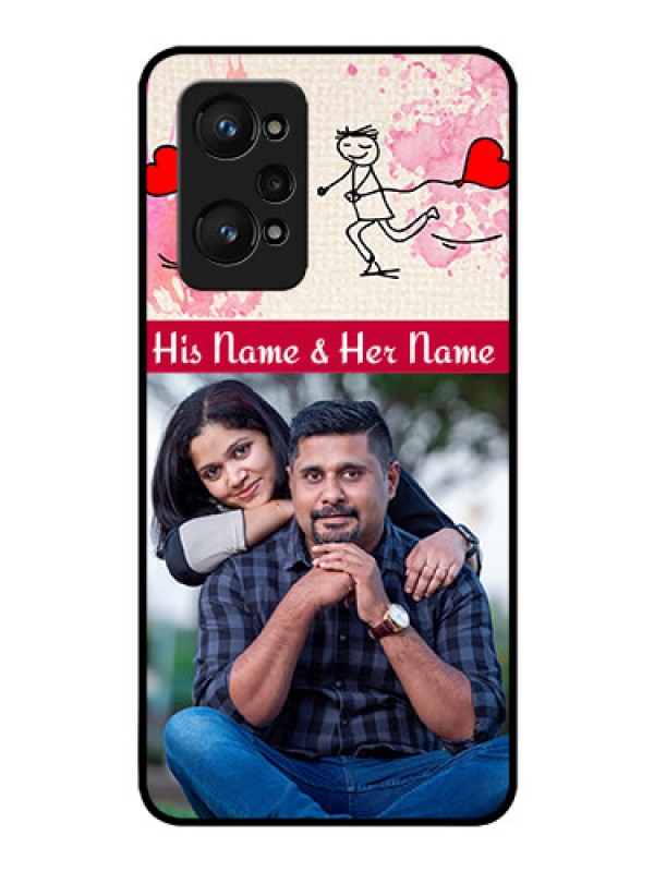 Custom realme GT Neo 2 5G Photo Printing on Glass Case - You and Me Case Design