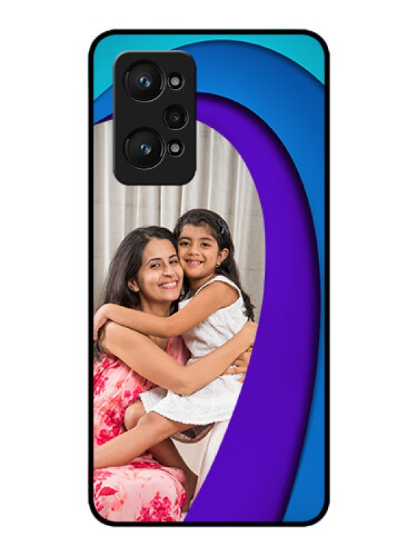 Custom realme GT Neo 2 5G Photo Printing on Glass Case - Simple Pattern Design