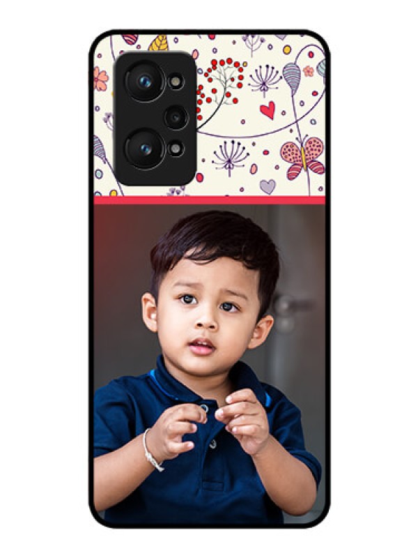 Custom realme GT Neo 2 5G Custom Glass Mobile Case - Premium Floral Design