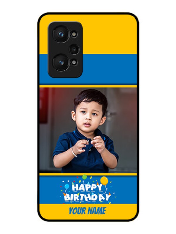 Custom realme GT Neo 2 5G Custom Glass Mobile Case - Birthday Wishes Design