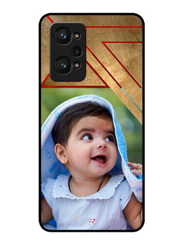 Custom realme GT Neo 2 5G Personalized Glass Phone Case - Gradient Abstract Texture Design