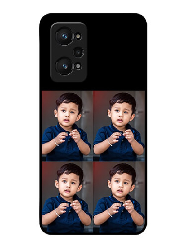 Custom realme GT Neo 2 5G 4 Image Holder on Glass Mobile Cover