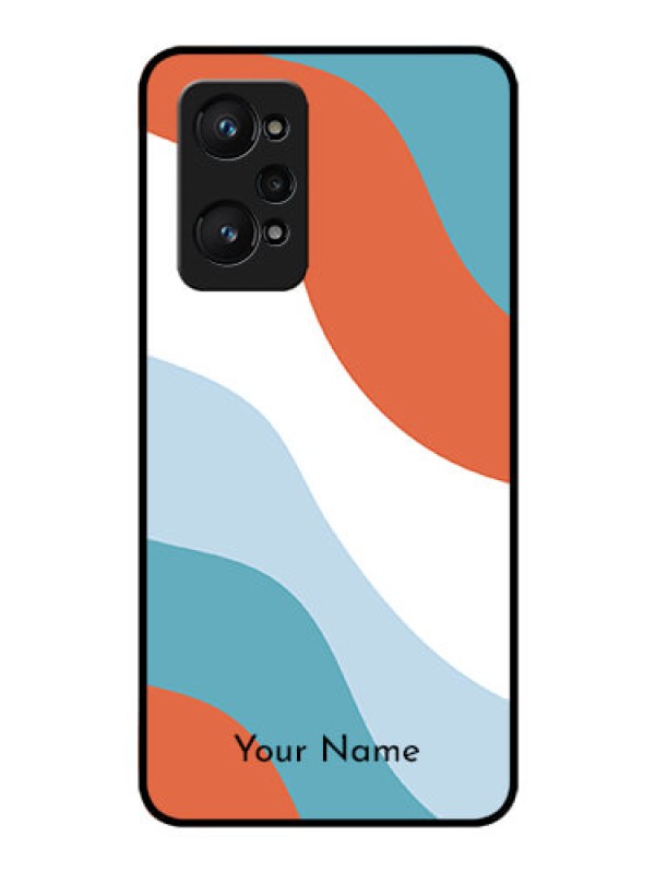 Custom Realme Gt Neo 2 5G Custom Glass Mobile Case - coloured Waves Design