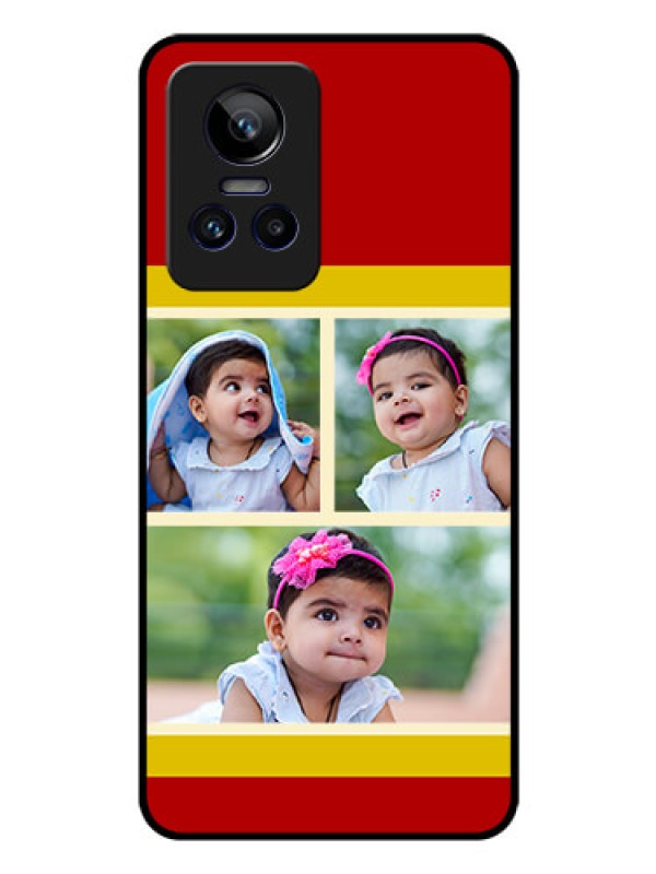 Custom Realme GT Neo 3 150W Custom Glass Mobile Case - Multiple Pic Upload Design