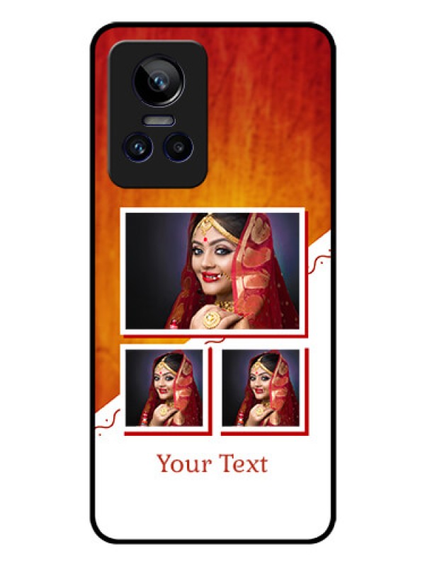Custom Realme GT Neo 3 150W Custom Glass Phone Case - Wedding Memories Design