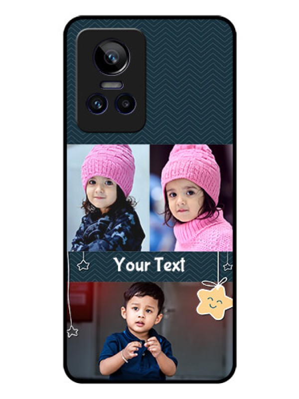 Custom Realme GT Neo 3 150W Custom Glass Mobile Case - Hanging Stars Design